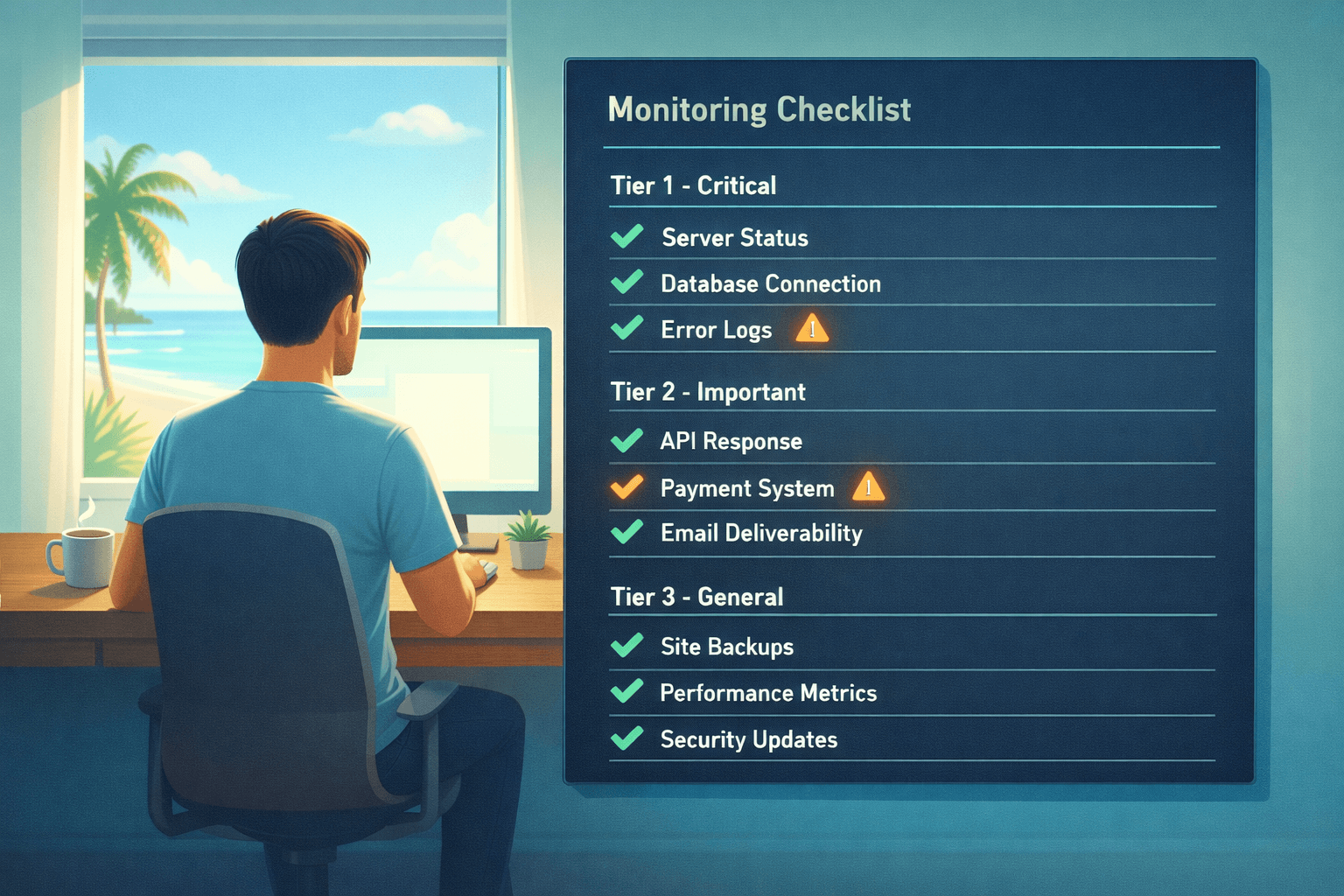 The Solo Founder's Stack Monitoring Checklist