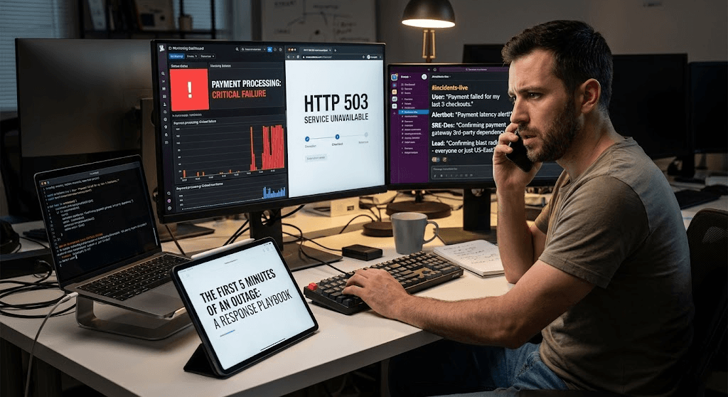 The First 5 Minutes of an Outage: A Response Playbook